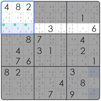 sudoku hidden triples